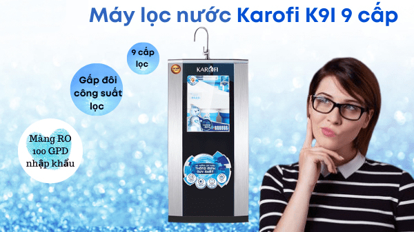 Hình ảnh máy lọc nước thông minh Karofi IRO 1.1 9 cấp