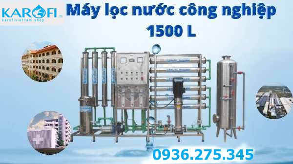 Hệ thống lọc nước công nghiệp 1500L/H