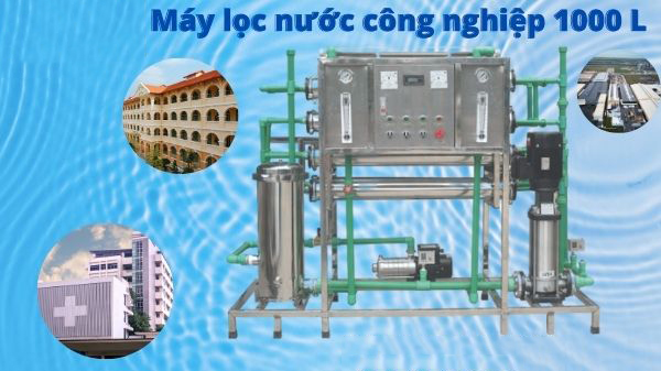 Hệ thống máy lọc nước công suất 1000L/H
