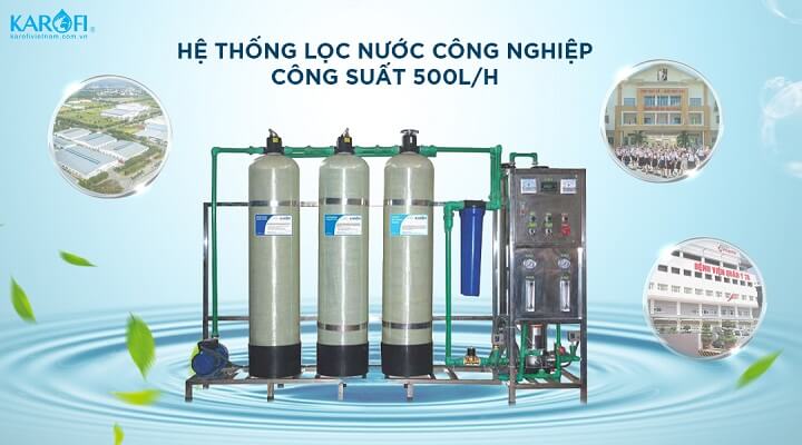 Máy lọc nước có tủ 500L/H