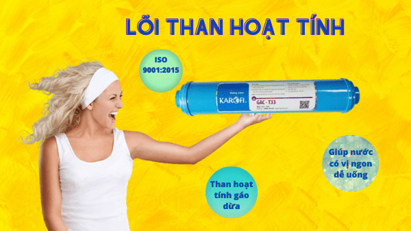 Lõi than hoạt tính gáo dừa