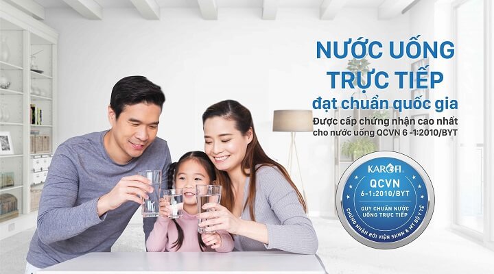 Cho con nguồn nước tinh khiết nhất tốt cho sức khỏe người dùng