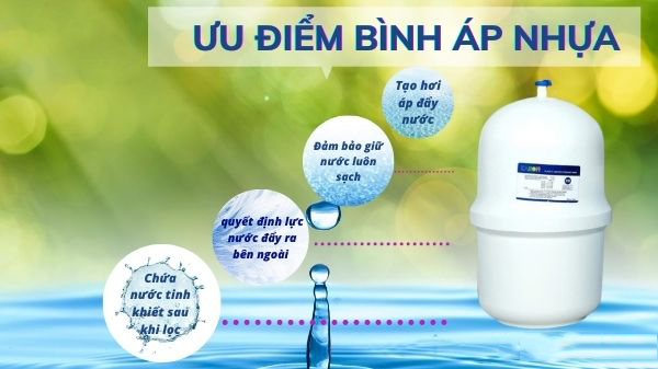 Ưu điểm bình áp nhựa Karofi