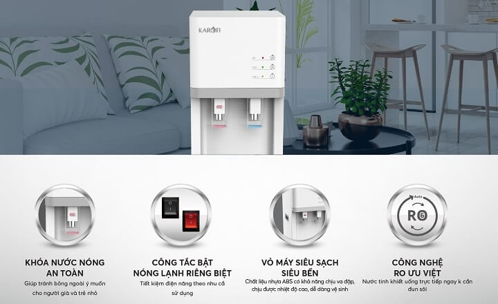 Công tắc bật theo từng chế độ nước