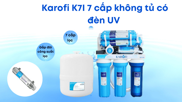 máy lọc nước thông minh Karofi IRO 1.1 7 cấp