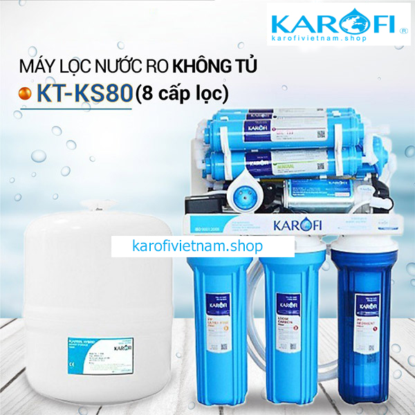 Máy lọc nước Karofi không tủ KT-KS80